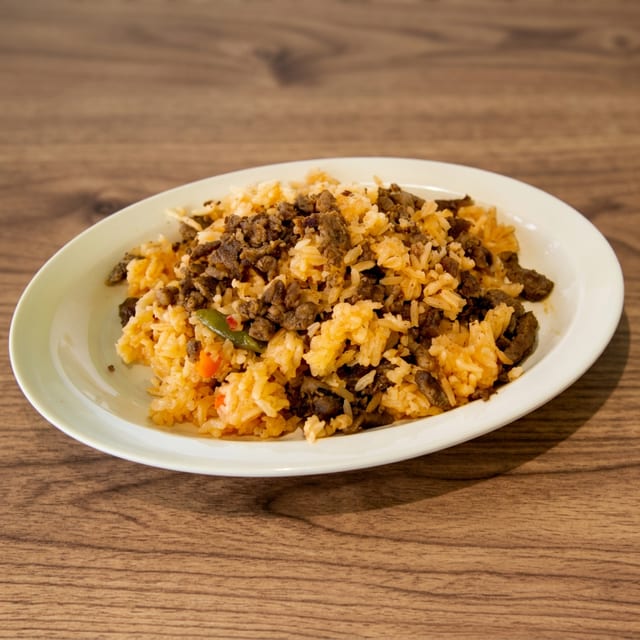 Rice and Meat Mix.