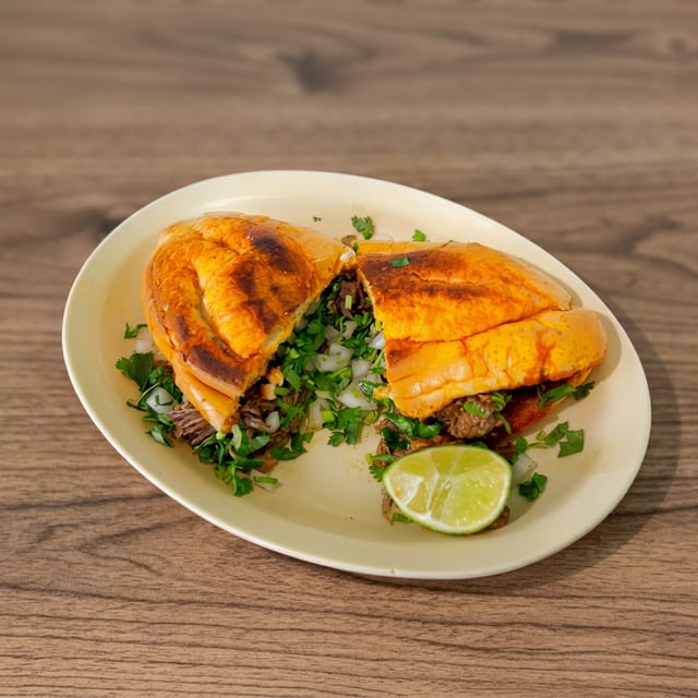 Torta Birria.
